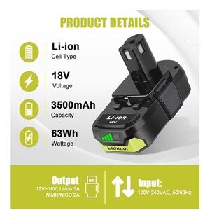 Lithium 18V Battery Pack